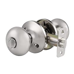 Probrico 10 Pack- Keyed Alike Door Knobs in Brushed