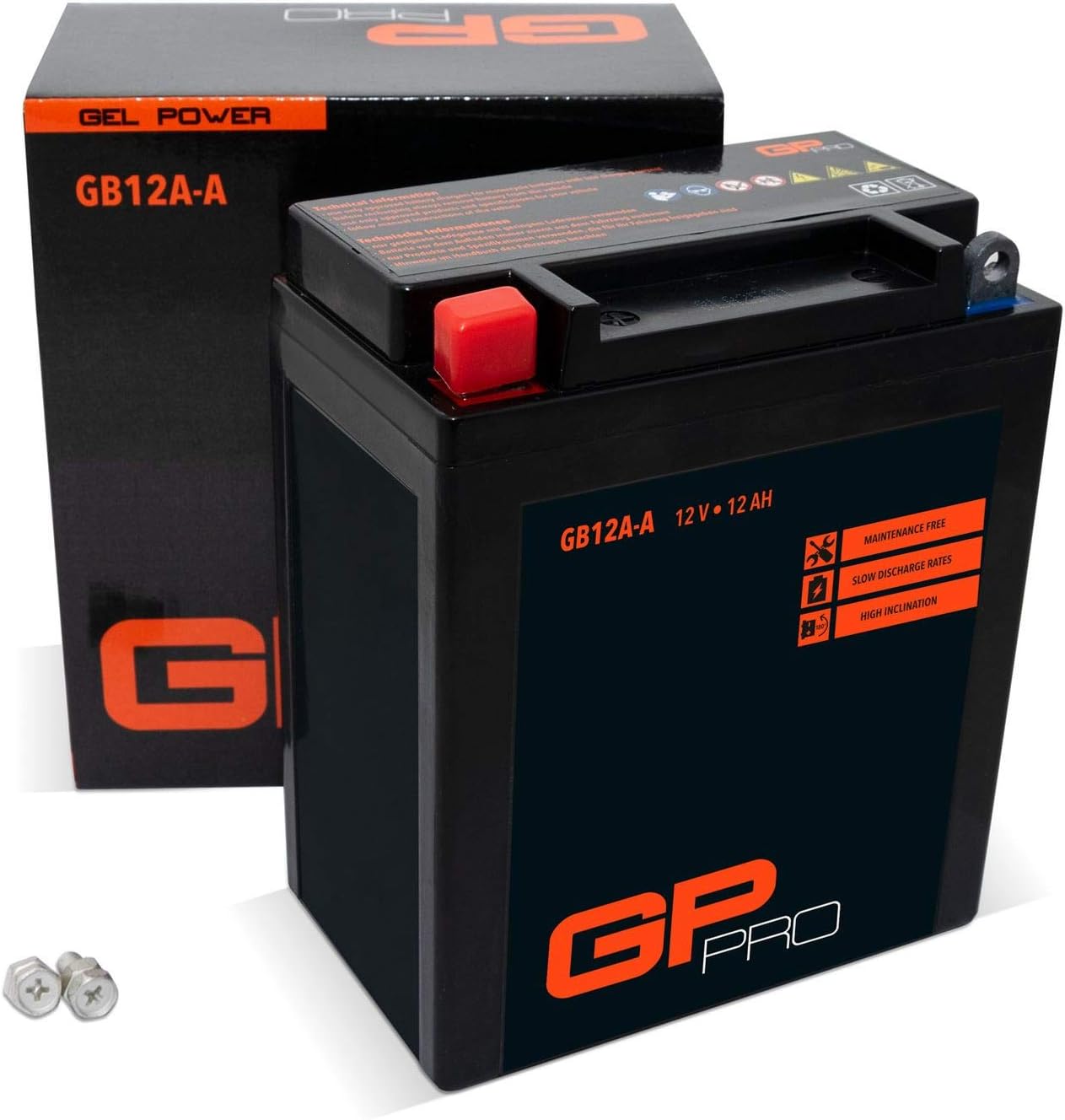 Amazon.fr GPPRO GB12AA 12V 12Ah GEL Batterie de démarrage