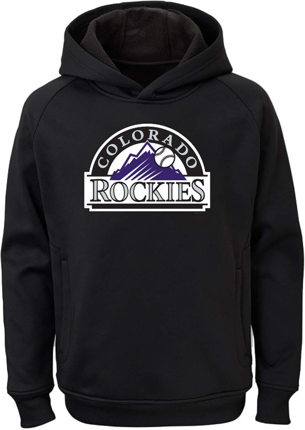 Outerstuff MLB Kids 4-7 Team Color Polyester Performance Primary Logo Pullover Sweatshirt Hoodie: Clothing