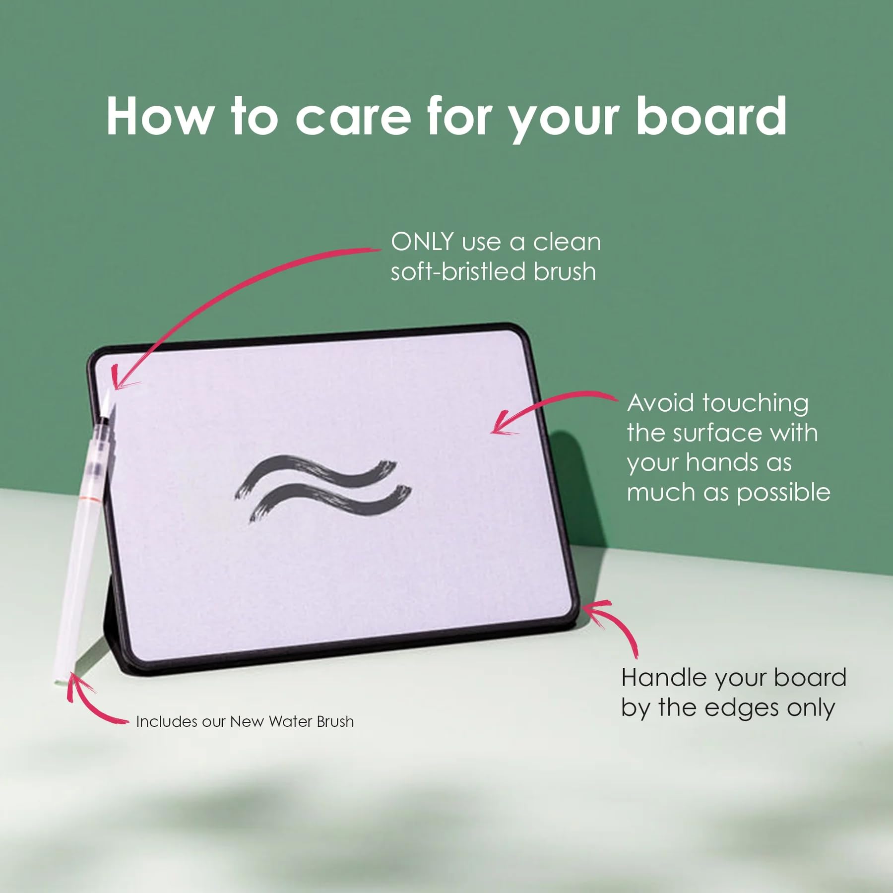 Buddha Board Enso – Portable Water Painting Board with Brush – Reusable Zen Drawing Canvas for Mindfulness, Meditation, and Creative Relaxation – Travel Art Set