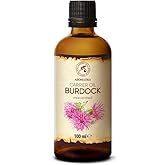 Burdock Root Oil 3.4 FL Oz - 100% Pure & Natural - Arctium Lappa for Hair & Scalp - Good benefits for Skin - Hair - Face - Body care - Glass Bottle - Oils Burdock
