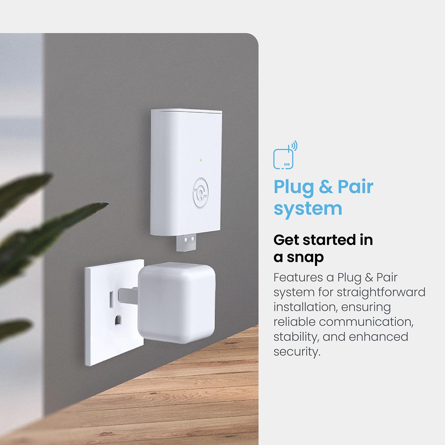Lockly Secure Link Wi-Fi Hub - Control Your Lockly Smart Lock from Anywhere with Real-time Notifications and Voice Control - View 7