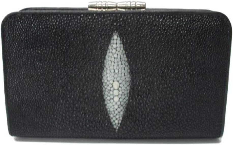 Drumsurn Imports Genuine Stingray Leather Womens Twofold Wallet