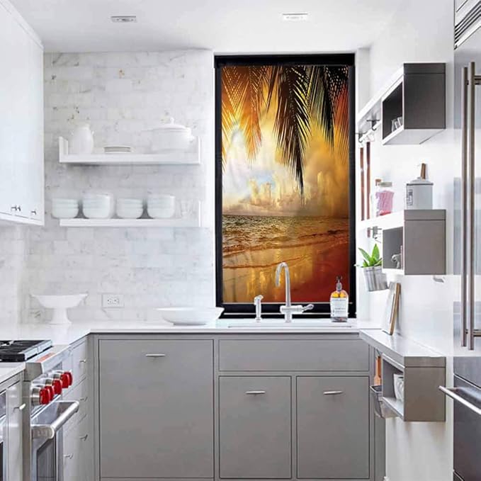 Frosted Window Film 23.6 x 35.4 inches UV Glass Film Window Home Office Living Room