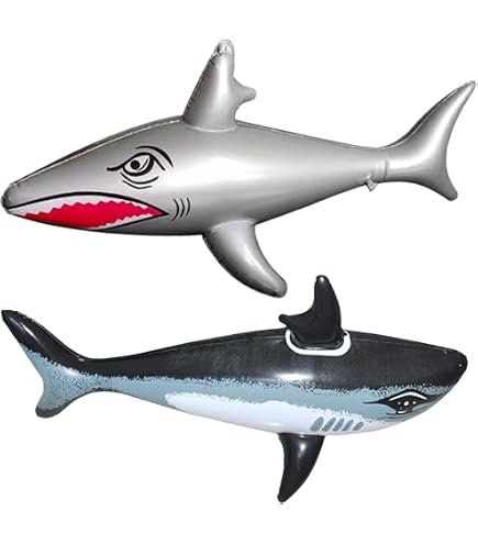 Flotteur Requin Gonflable Pour Piscine – 99 X 66 X 43 Cm, En PVC Résistant, Déco De Fête Sur Le Thème De La Mer