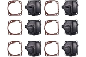 KINTLE 433000 Float Chamber Carburetor Bowl Kit Compatible with Johnson Evinrude 90-100-105-115-135-150-175HP, Replace 343870 433000 766418 - with 335070 Gasket