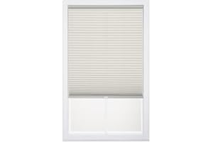 DEZ FURNISHINGS QCCR394480 Cordless Light Filtering Cellular Shade, 39.5W x 48H Inches, Cream