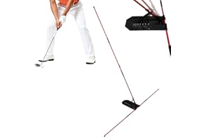 Pro Golf Alignment Sticks Holder, Golf Swing Plane & Path Training Aid Posture Alignment Trainer Equipment for Beginners Enth