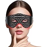 Red Light Eye Mask, 5 Modes Adjustable LED Red Light Therapy for Eyes, Under Eye Red Light Therapy Device for Relieve Eye Bags, Dark Circles and Puffiness, Smoothing Fine Lines