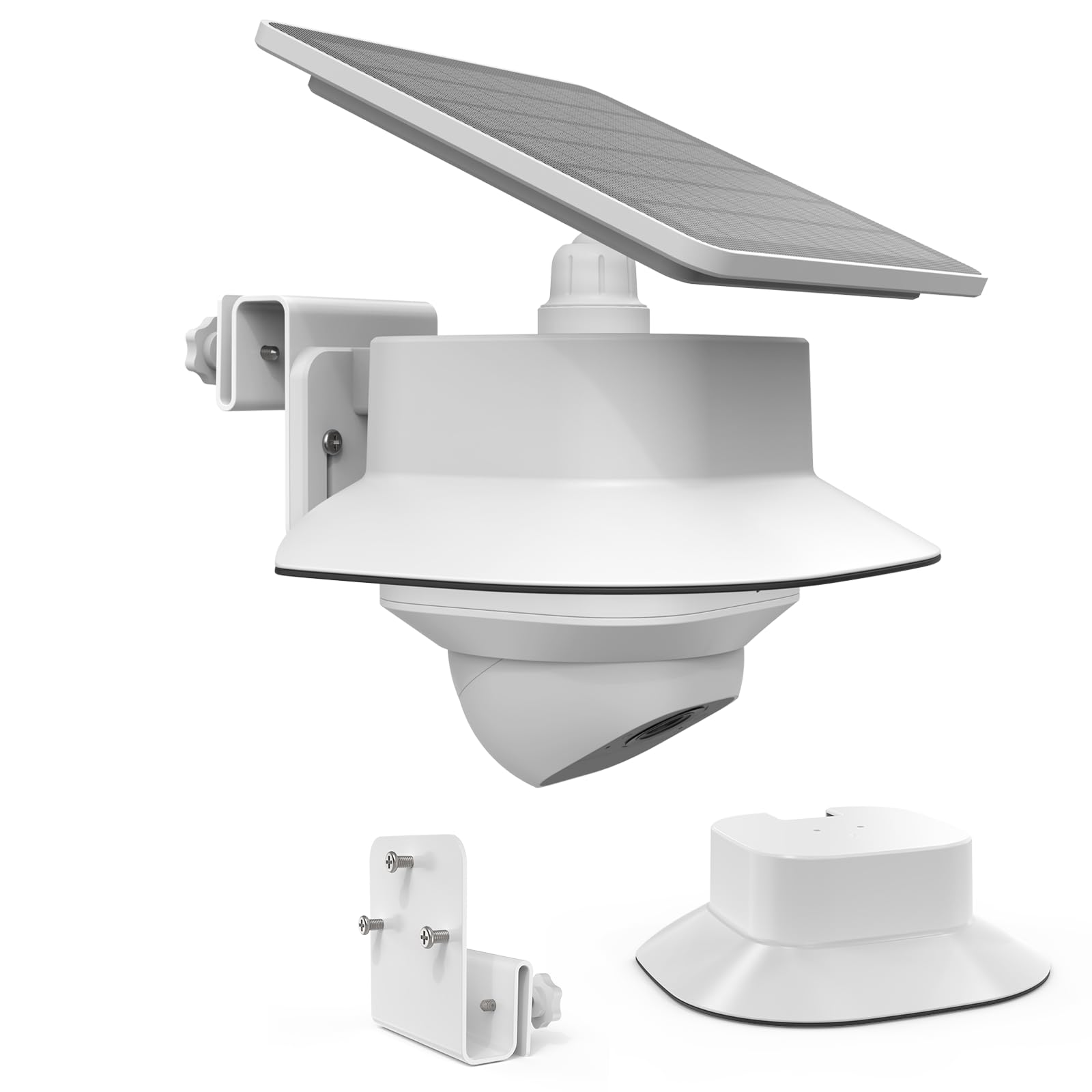 HOLACA Gutter Mount Compatible with eufy Security SoloCam E30/E42 and eufy Security 4G LTE Cam S330, Camera Cover and Gutter Mount