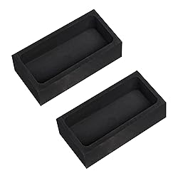 Nelyrho 2 Pieces 1kg Graphite Ingot Molds for