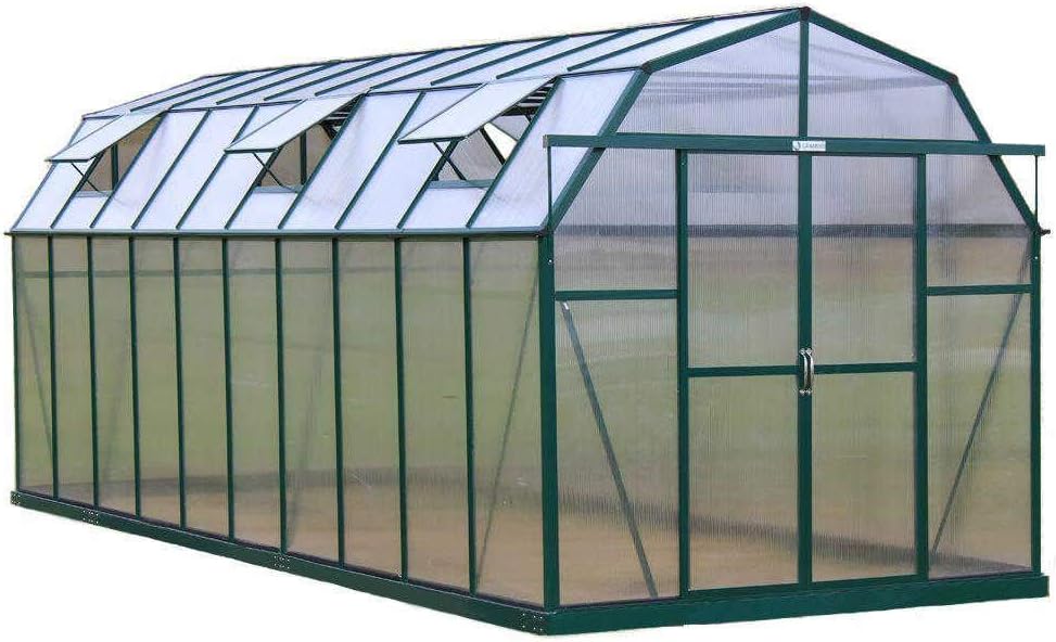 Grandio Elite 8x20 Greenhouse Kit - 10mm Twin-Wall Polycarbonate