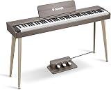 Donner DDP-60 88 Key Digital Piano Velocity-Sensitive 128 Voices Gray