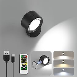 Lightbiz LED Wall Lights with Remote, Wall Mounted