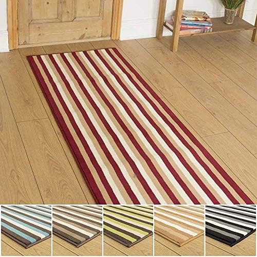 Broad Hallway Carpet Runner | Any Length Between 150cm - 600cm | Black, Blue, Brown, Red, Green or Beige