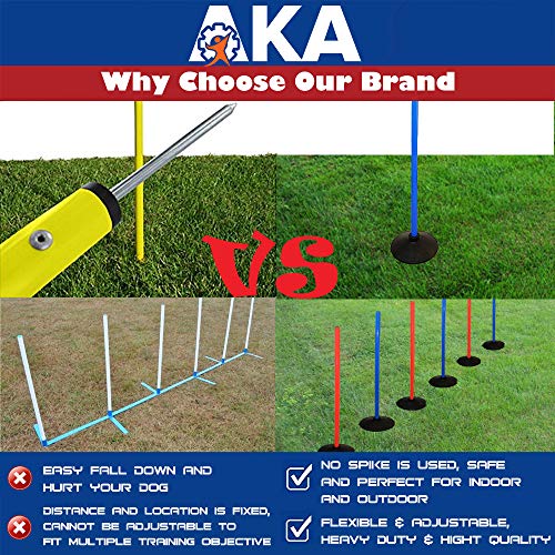 AKA Agility Training Set | Weave Pole & Hurdle|