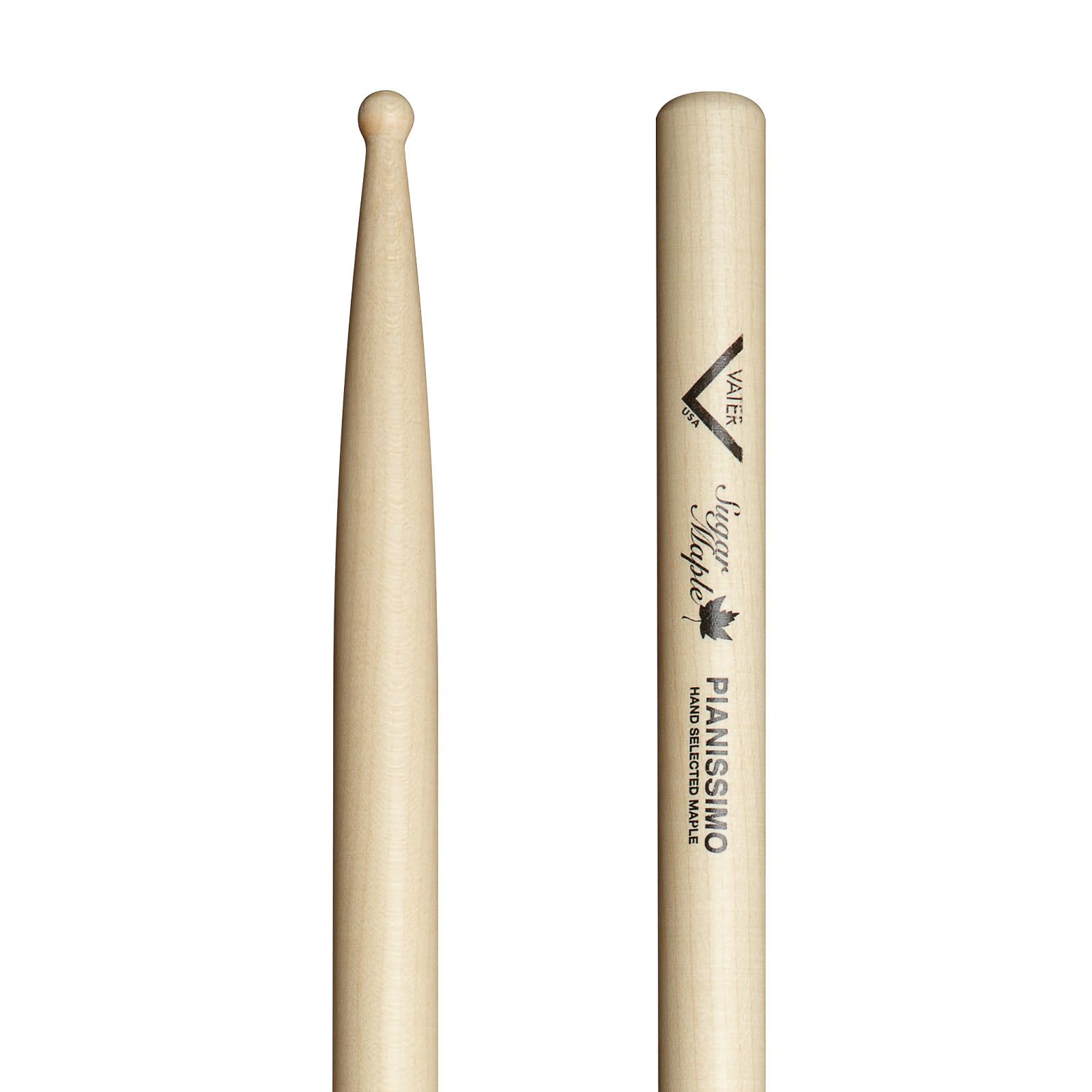 Vater - Sugar Maple Pianissimo (Wood Tip) Drumsticks - VSMPIANW