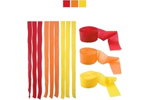 Bining Streamers Paper 216ft Long 1.77in Wide Crepe Paper Streamers,Tassels Streamer Paper for Party Decorations Wedding,Fest
