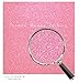 Pink Glitter Vinyl Adhesive 12x12, 5-Pack Transparent Glitter Vinyl Sheets for Crafts, Scrapbooking, Stickers, Decals for Bottles and Tumblers by Turner Moore Edition