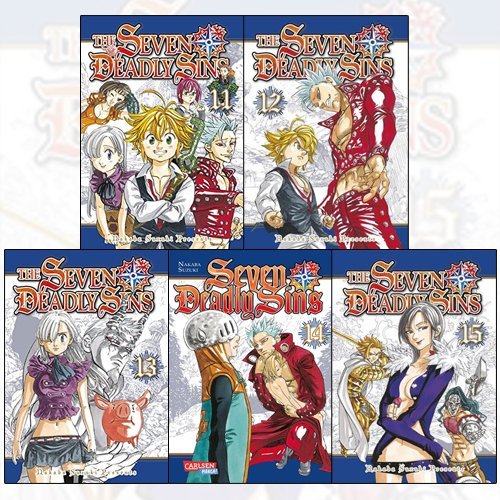 Seven Deadly Sins Series 3 Vol 11 To 15 5 Books Collection Set By Nakaba Suzuki 9789123621262 Amazon Com Books