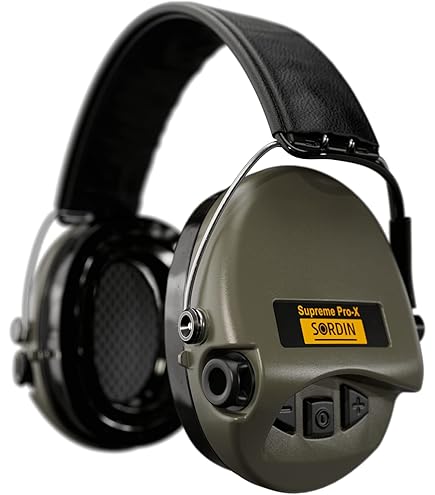 Sordin Supreme Pro-X Slim Active Ear Defenders - ARC Rail