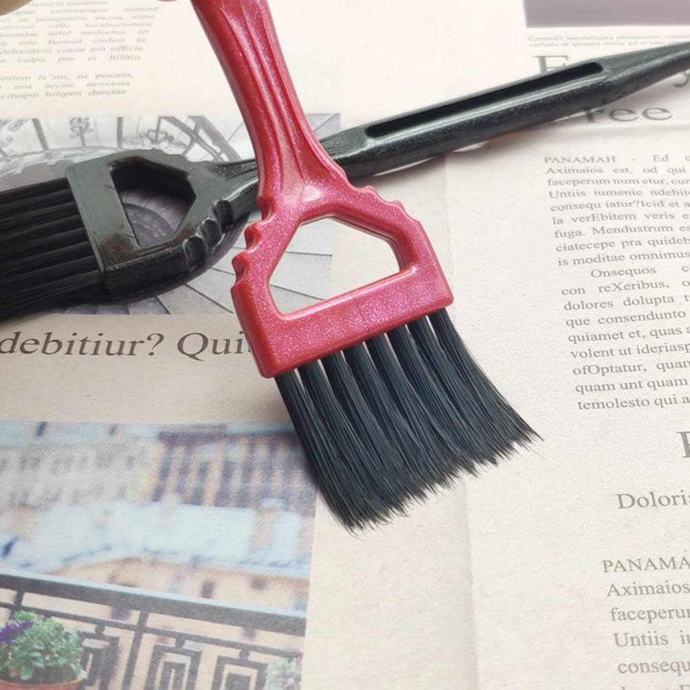 3PCS Hair Dye Brush Set Hair Color Tint Coloring Highlights DIY Tool Kit for Students Men Women Kids (Rosy) - Image 4