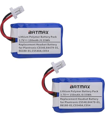Akku Für Plantronics WH210 Kopfhörer - 3,7V 140mAh Li-Polymer