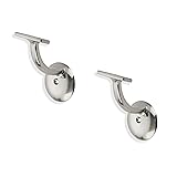 ZAUYX 2 Pack 3 Inch Brushed Satin Nickel Handrail