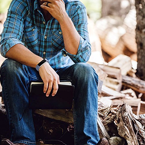 image for UMTELE Compatible with Fitbit Alta Bands, Soft Wristband with Metal Bu