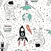 Honest Baby Diapers, Space Travel, Size 4 (116 Count)