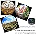 Huatop HD Phone Camera Lens Kit,20X Telephoto Lens+198°Fisheye Lens+Wide Angle Lens+Macro Lens+U Shape Clip + Tripod + Carrying Case Compatible iPhone and Most Smartphone,not Compatible Samsung