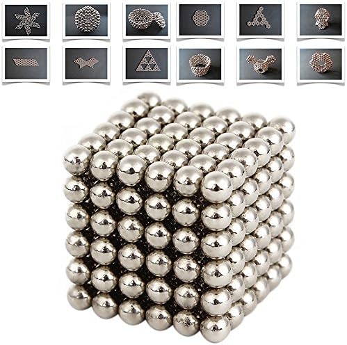 SZCHENGCI 216 Magnetic Balls, 3d Puzzle Ball toy Magnetic Sculpture Toys for Intelligence Development and Stress Relief (5MM )