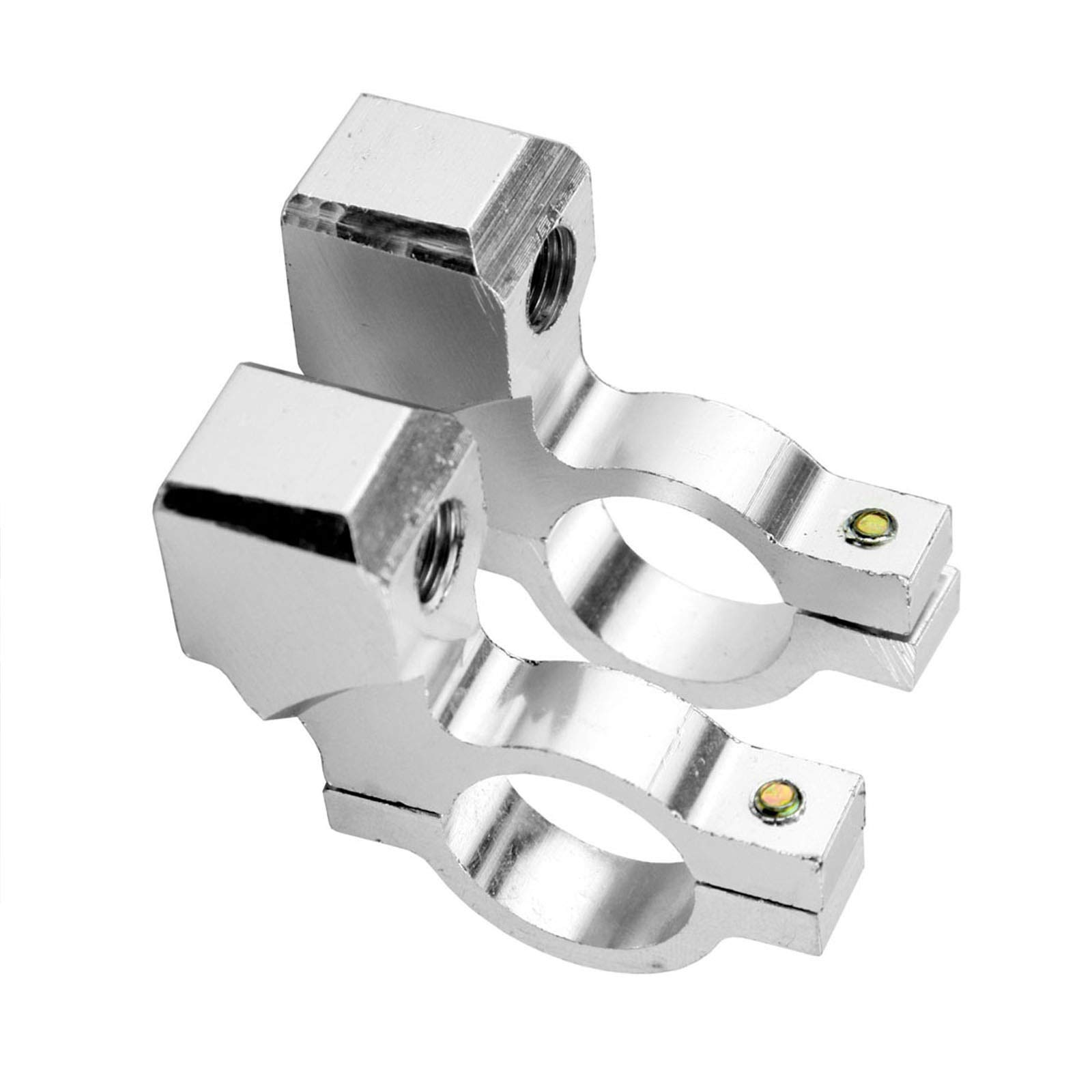 Create idea UNIVERSAL MOTORCYCLE HANDLEBAR MIRROR MOUNT 10MM-7/8 ALUMINUM CLAMP CHROME