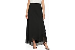 Alex Evenings Women's Long Maxi Skirt (Regular and Petite)