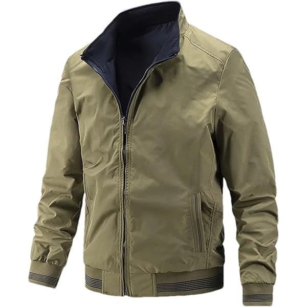 Amazon.com: Men's Lightweight Jackets Reversible Business Casual