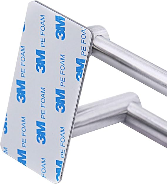 VoiceFly - Toallero doble de 15,7 pulgadas, acero inoxidable ...