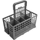 7-compartment universal dishwasher silverware cutlery basket | compatible with most brands - GE, Whirlpool, Samsung, Bosch, Maytag, KitchenAid, Kenmore