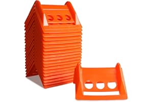 ENJ LASHING ENJ 20 Pack Flatbed Edge Protector, Edge Corner Tie Down Protector for Up to 4 Inch Straps, Protects Cargo Edges, Flatbed Accessories Plastic Protector