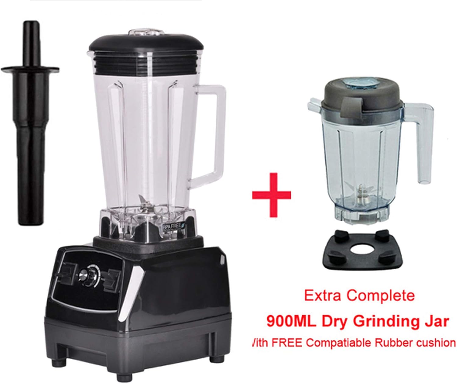 2200W 2L commercial grade home professional smoothies power blender food mixer juicer food fruit processor,BLACK EXTRA DRY JUG,US Plug