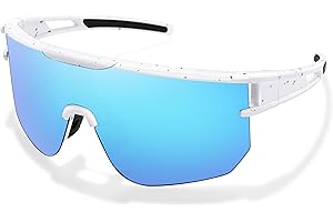 Licputalch Sports Polarized Sunglasses for Men and Women, UV 400 Cycling Glasses for Baseball Fishing Running Driving