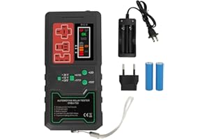 CRYFOKT Automotive Relay Tester, 24V 12V Relay Tester Automotive Kit for 4 and 5 Pin Relays, LED Display Electrical Relay Tester with Large Capacity Battery, for Car Motorcycle Maintenance