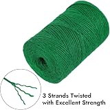 tenn well 2mm Jute Garden String 152m Natural Green Twine view 2