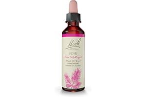 BACH FLOWER REMEDIES Bach Original Flower Remedies, Pine - Have Self-Respect - Natural Homeopathic Flower Essence for Emotional Balance - Vegan, Gluten Free, Sugar Free - 20mL Dropper