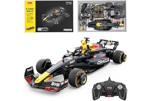 RASTAR 92600 1/16 Red Bull RB19 F1 RC Car Building Kits - Officially Licensed Oracle RedBull Formula 1 RB19 Remote Control Car, F1 Model Car Kits to Build, Play and Display - Ideal Gift