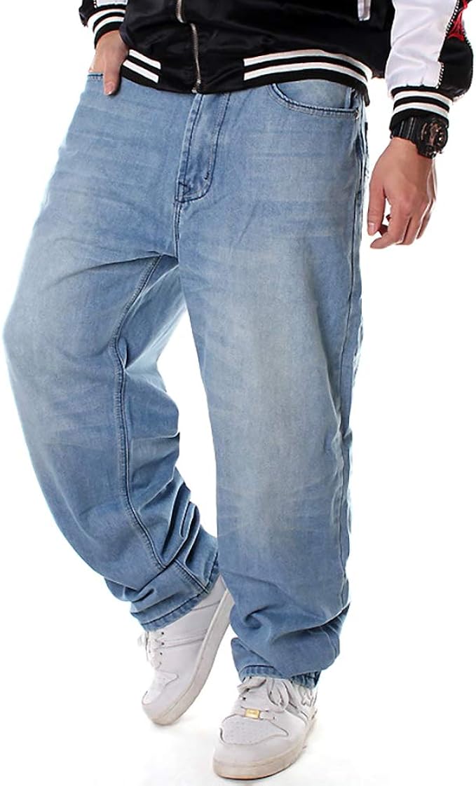 Jean Cargo Baggy Pour Garçon - Denim Blanc Style Y2K Streetwear - Tissu Stretch Coupe Ajustée - Taille 3 à 16 Ans
