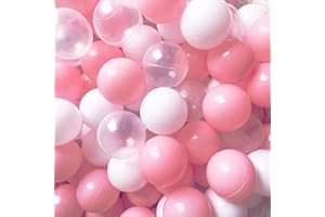 bebikim Ball Pit Balls 500/1000 Count Plastic Play Pit Balls for Baby Ball Pit,BPA Free Colorful Ball Pool Balls