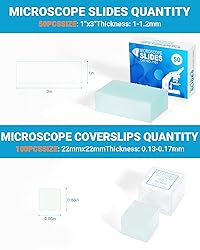 Microscope Slides and Covers Kit – 50 Blank