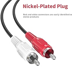 Audio Balun, 2-Pack Stereo RCA to Stereo RCA Audio