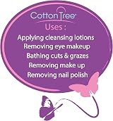 Cotton Tree Cotton Wool Pads 2 x 80 Soft & Gentle for Makeup Removal view 2