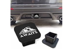 Swono AUTO Trailer Hitch Cover, 2 inch Tow Receiver Tube Plug Cap,2" Hitch Cover Plug Insert Compatible for Pickup TSHOUJV Cars(2"X2" 1Pack)